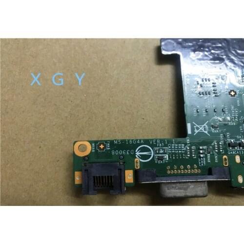 Original Genuine laptop FOR MSI FOR FX603 MS-16G4 MS-16G41 VGA WLAN USB BOARD MS-16G4A 100% Test ok