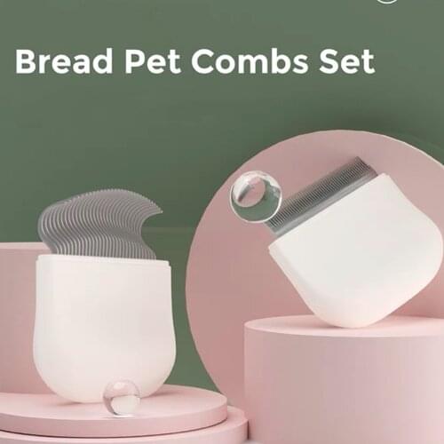 Tire Tique Pet Cat Comb Shell Brosse Chien Poil Long Massage Tira Pelos Das Remove Floating Hair Open Knot Bread Supplies