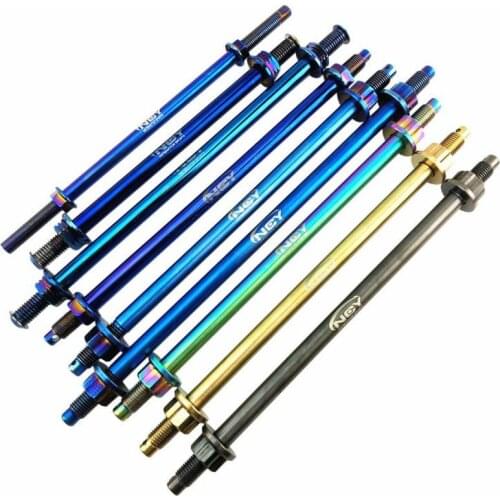 Universal NCY 12mm axis 230mm 280mm 320mm Front Axle Fork Wheel Stainless steel front wheel Shock absorption axis for Honda BWS