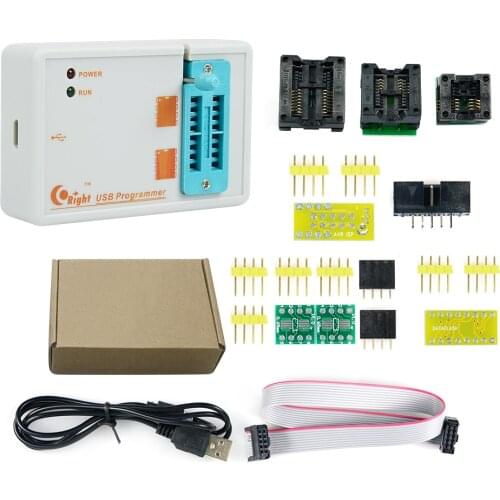 Best quality Skypro USB Programmer with 3 sockets Support 24 25 93 EEPROM 25 flash bios Win 7&WIN8