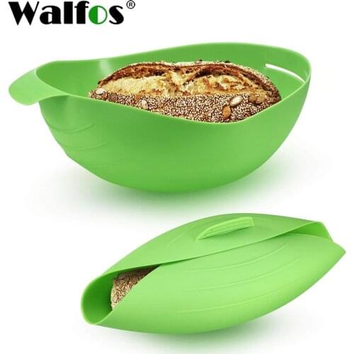 WALFOS Silicone Steamer Microwave Steamer Oven Fish Kettle Poacher Cooker Food Vegetable Bowl Basket Kitchen Cooking Tools