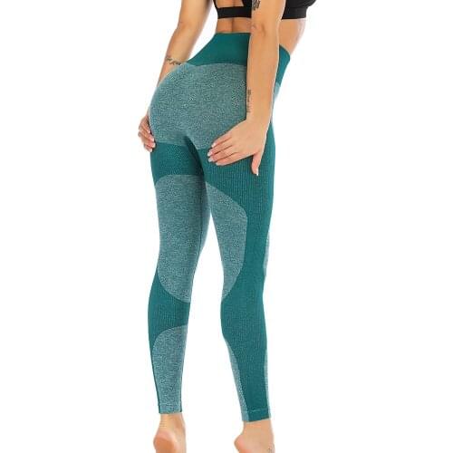 Zhangyunuo Womens Energy Seamless Leggings Gym Running Compression Sports Pants High Stretchy Fitness Sportswear