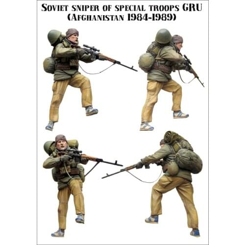 1/35 Resin Figures Model Kit-C222 WW2 Soviet special forces Unassembled unpainted