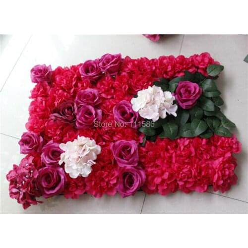 2017 Newly-10pcs/lot wholesale good quality personized artificial hydrangea flower wall for stage backdrop decoration