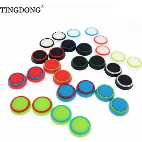 4PCS Controller Thumb Silicone Stick Grip Cap Cover for PS3 PS4 PS5 XBOX one/360/series x Switch Pro Controllers Game Accessory