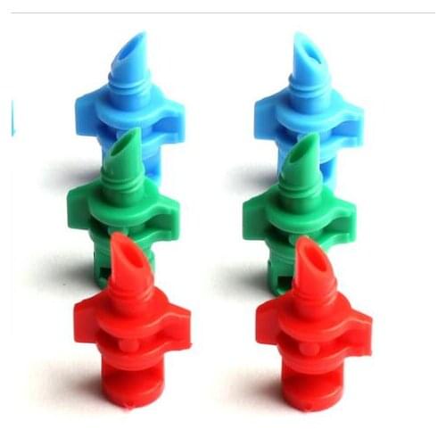 50pcs/lot 90/180/360 Angle Simple Refraction Nozzle Sprinkler Head Design High Quality Garden Fruit Tree Irrigation Mist Sprayer