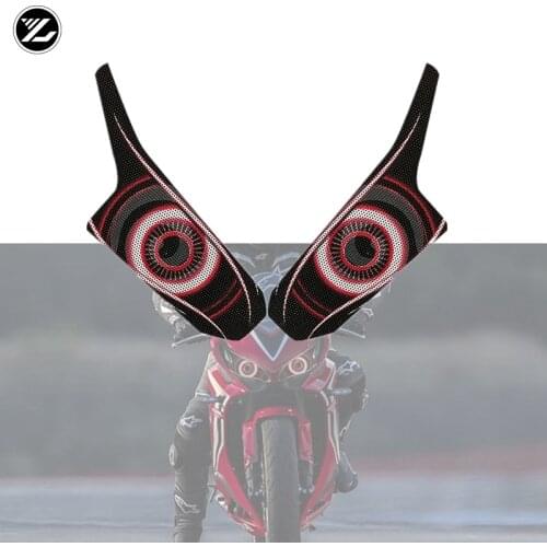 For HONDA CBD650R 2019 cbr650r CBR 650R 2019 Motorcycle Accessories Headlight Protection Sticker Headlights Eye Body Sticker