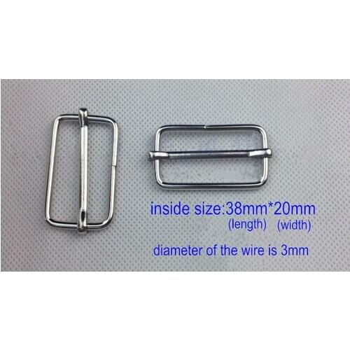 Free Shipping - 50 PCS Silver Metal Belt Buckle,Simple Metal Buckle,inside size 38*20mm,Hand Crafting Findings