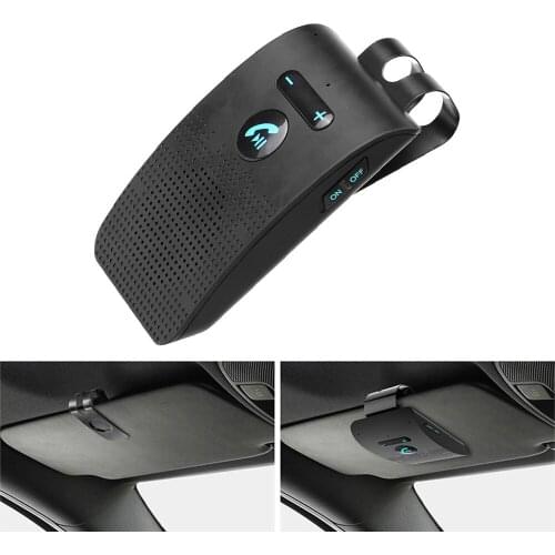 Bluetooth Car Remote Control Audio Radio Switch Handsfree Kit Speakerphone Hi-Fi Speaker Sun Visor Clip Wireless 4x4 Accessories