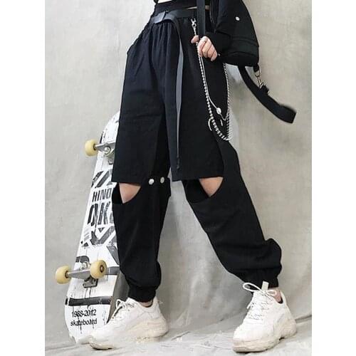 Womens Pants Summer New Style Detachable Overalls With Loose Feet Korean Fashion Tie Feet Stitching Trousers/Shorts traf y2k
