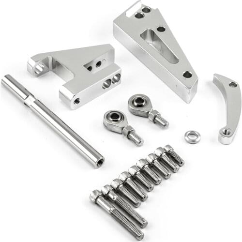 Chevy BBC 454 Short Water Pump SWP Aluminum Alternator Bracket Kit Polished