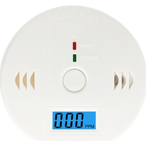 85dB Siren Sound CO Detector Gas Poisoning Alarm Meter Battery-Powered Carbon Monoxide Alarm CO Sensor Meter Home Security