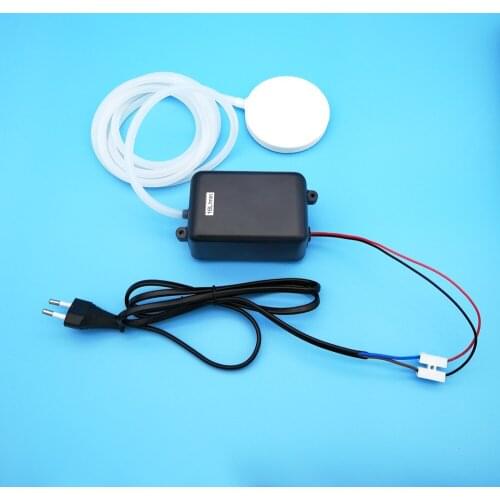 DIY Mini Vacuum Air Pump For Acquirum 16L/min With Silicone Tube, Air Stone and Euro Cable to Increase Oxygen + Free Shipping