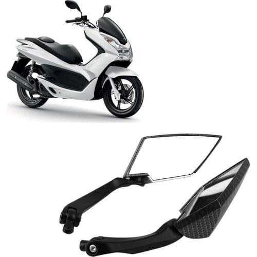 Molded Plastic Motorcycle Rearview Side Mirrors Modification Pole for Safety