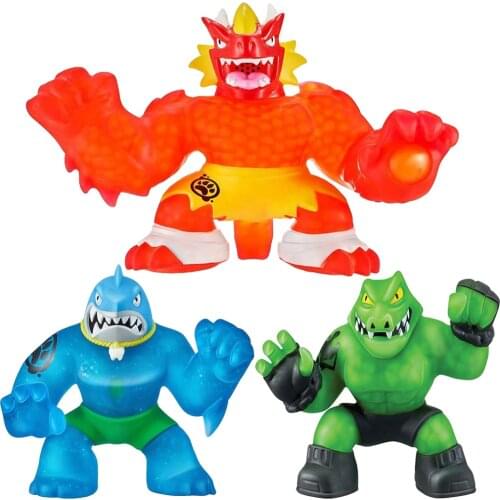 Hot! Goo Jit Games Super Heroes Stress Toys Squeeze Squishy Rising Anti Soft Dolls Figurines Collectible For Kids Gift Zu -A1