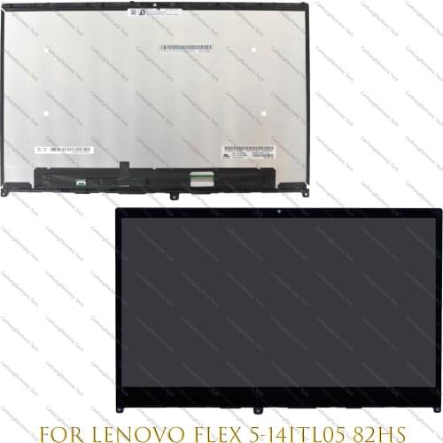 NV140FHM-N4U 14" For Lenovo Ideapad Flex 5-14ITL05 82HS IPS TN LCD Screen Display Panel Touch Digitizer Assembly 5D10S39642