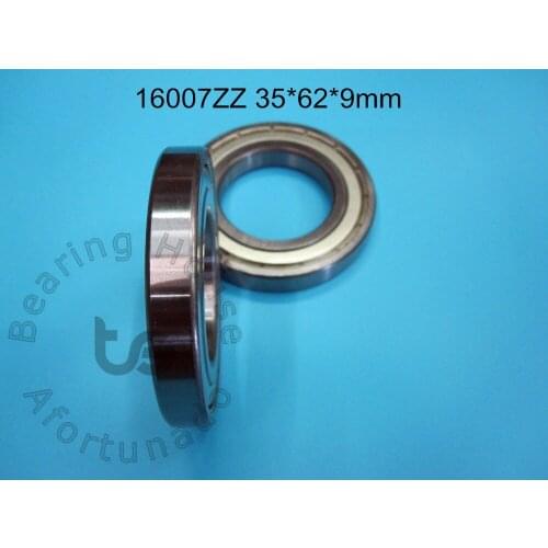 16007ZZ 35*62*9(mm) 1Piece free shipping bearingbearing 16007 16007ZZ metal sealing type chrome steel deep groove bearing
