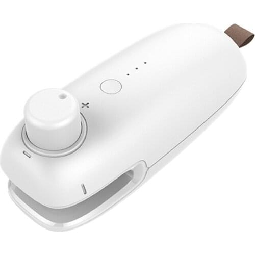 New Usb Charging Portable Heating Plastic Bag Sealing Machine Cordless Handheld Vacuum Food Sealing Machine