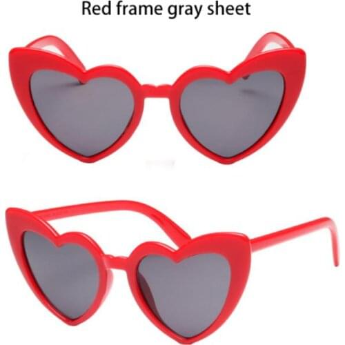 Love Heart Cycling Sunglasses Women Cat Eye Vintage Sun Glasses Christmas Gift Heart Shape Party Glasses For Women Driving