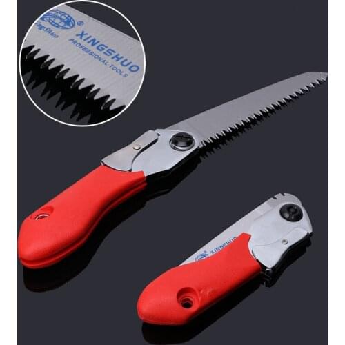 1pcs Portable Folding Trimming Hand Saw Fruit Tree Pruning Yard Garden Tool hand tools