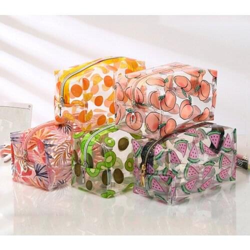 1Pcs Waterproof Transparent Cosmetic Bags Large Capacity for Women Travel Accessories PVC Storage Bag Multifunction Makeup bag
