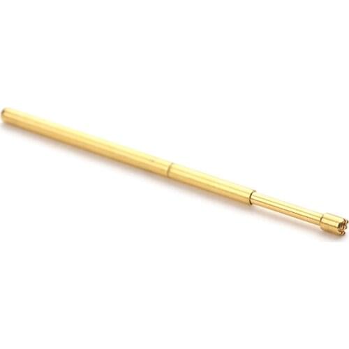 Total Length Approximately 33.35mm Test Spring Brass Gold Plated For Testing Circuit Board Electronic Instrument Tool PAL75-H2