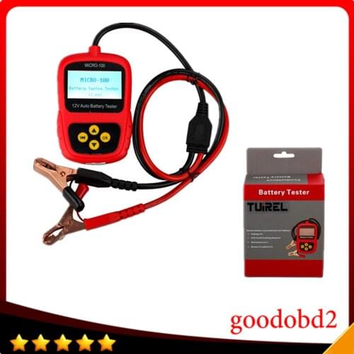 12V Car battery tester MICRO-100 Battery Load Digital Battery Tester Battery Conductance & Electrical System Analyzer 30-100AH