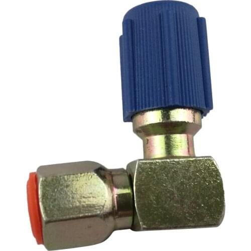 2 x A/C Charging Adapter Converts R12 to R134a Retrofit Connector 90 degree