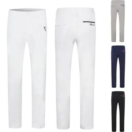 2021 Mens Golf Pants Spring Sport Golf Apparel Long Pants Dry Fit Breathable Trousers for Men