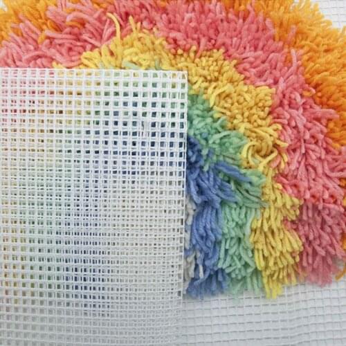 2021 New 50x100cm Mesh Cloth for Latch Hook Rug Hooking Making Tapestry Canvas DIY Tool