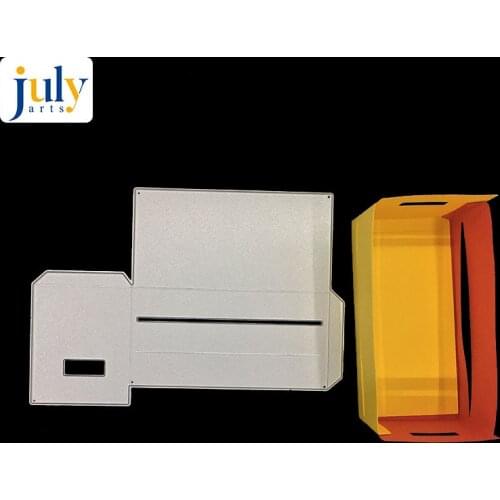 Julyarts 3D Box Etched Dies Cuts Metal Cutting Dies Scrapbooking Crafting Paper Art Emboss Stencil Metal Steel Cutting Dies