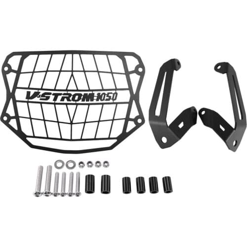 Motorcycle Aluminium Headlight Protector Grille Guard Cover Protection Grill for SUZUKI V-Strom DL1050XT 2020 2021