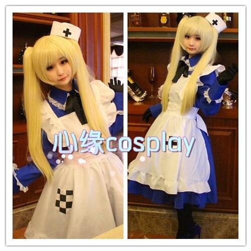 APH Axis Powers Hetalia UK England Britain Rosa Kirkland Cosplay Costume Lolita Maid Costumes for Women Halloween Party