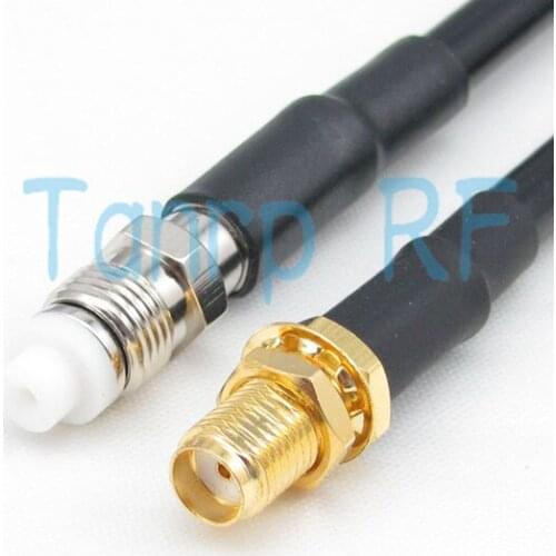 Free Shipping! 100CM FME female jack to SMA female jack RF connector 3FEET 1M Pigtail coaxial jumper cable RG58 extension cable