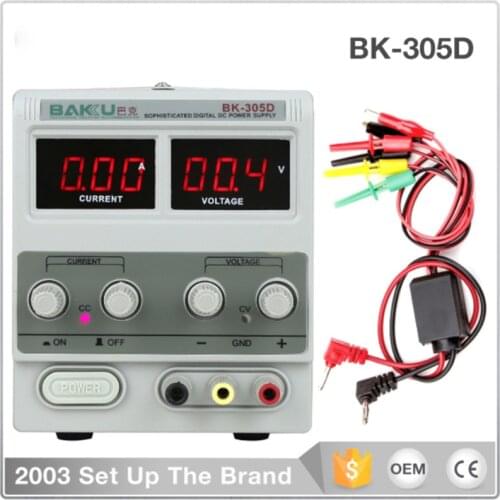 BK-305D DC power supply, notebook/mobile phone repair digital display 30V 5A adjustable