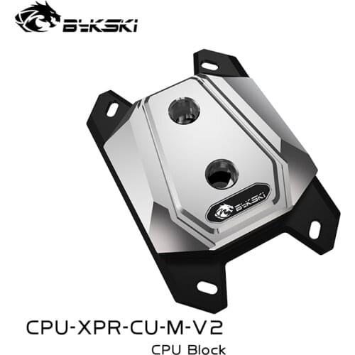 Bykski CPU-XPR-CU-M-V2 CPU Water Block Full Metal Water Cooler CPU Cooler Proccesor For AMD Ryzen 7/5/3 AM4/3+/3/2+/2 FM2+/2/1