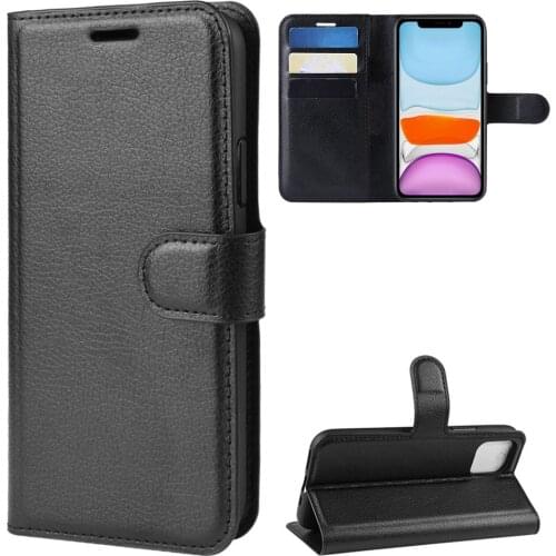 Leather Wallet Case For iPhone 11 XR 12 2021 Luxury Flip Phone Cover Soft PU Shockproof Anti-fall Mobile Phone Case