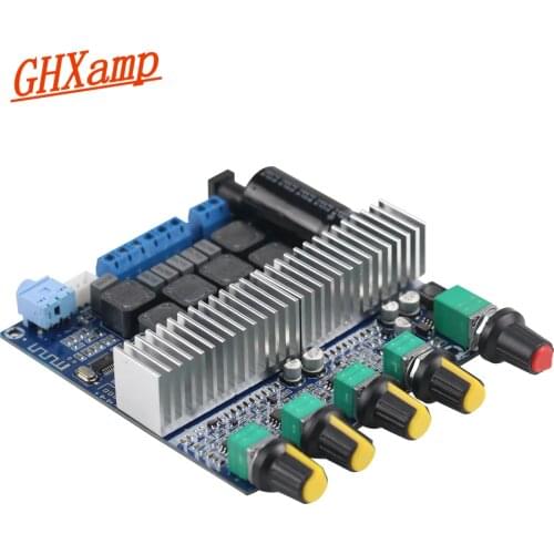 GHXAMP TPA3116 2.1 Subwoofer Bluetooth Amplifier Digital Audio Board 50W*2+100W Bass AUX For 2.1 Bluetooth Speaker DIY NEW