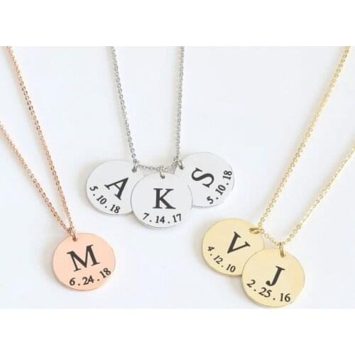 Personalized Stainless Steel Custom Portrait Necklace Engraved Your Photo Necklace Best Gifts Baby Girl Drawing Fathers Day Gif