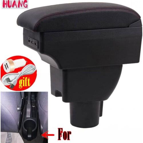 For HYUNDAI Getz Armrest Retrofit parts dedicated Car Armrest Center Storage box car accessories band USB Easy to install