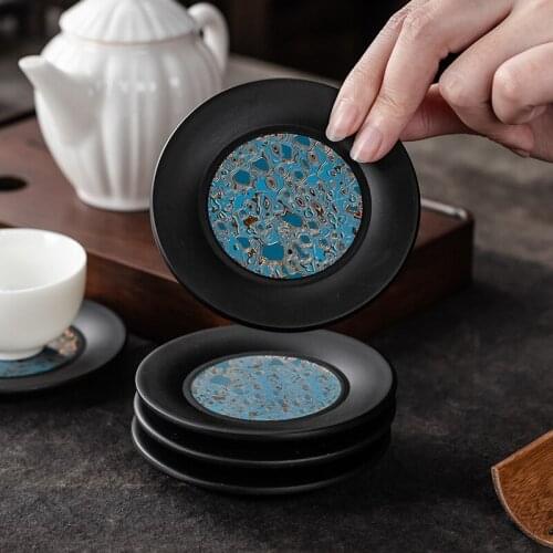 Imitation Paint Bakelite Saucer Cup Saucer Coaster Kung Fu Tea Utensils Tea Ceremony Utensil Teacup Mat Tea Mat Coasters