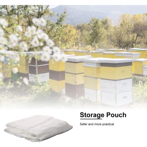 10 Bag Bee Mesh Transport Bag Durable Nylon Drawstring Net Bag Filter Cloth Honey Filtering Impurities Nylon Mesh Filter Bag