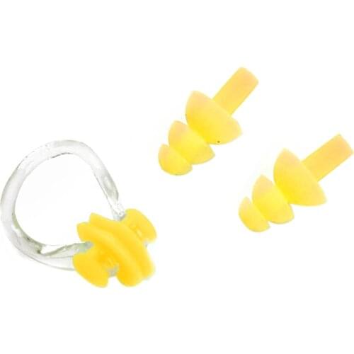 Silicone Swimming Nose Clip with Ear Plugs Set for Swimming or Other Watersports