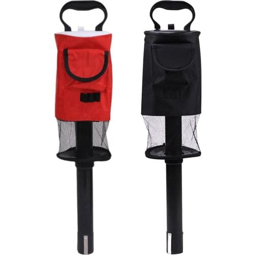 Golf Ball Retriever Bag Portable Golf Ball Rubber Pickup Pick-up Retriever Portable Golf Grabber Suction Cup Tool
