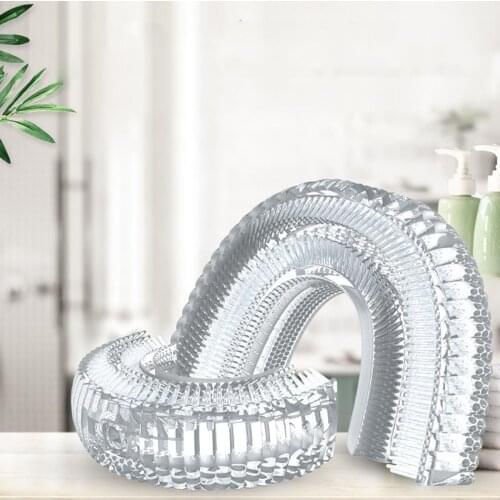 U Shaped Silicone Toothbrush Replacement Head for 360 Automatic Toothbrush Electric Toothbrush Adults Kids