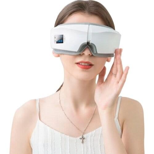 Smart Eye Massager Anti Wrinkles Eyes Massage for tired eyes Air Compression heated Goggles Dark circles remove with travel case