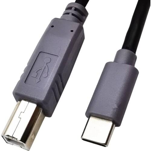 USB-C Type-c USB3.1 A Male OTG TO usb2.0 B male Printer cable 1M For Mobile phone tablet electronic piano printer hard disk box