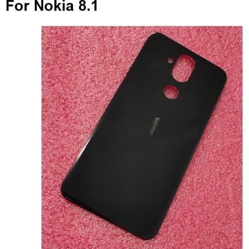 For Nokia 8.1 Back Battery Cover Rear Door Housing case Rear Glass Repair parts For Nokia8.1
