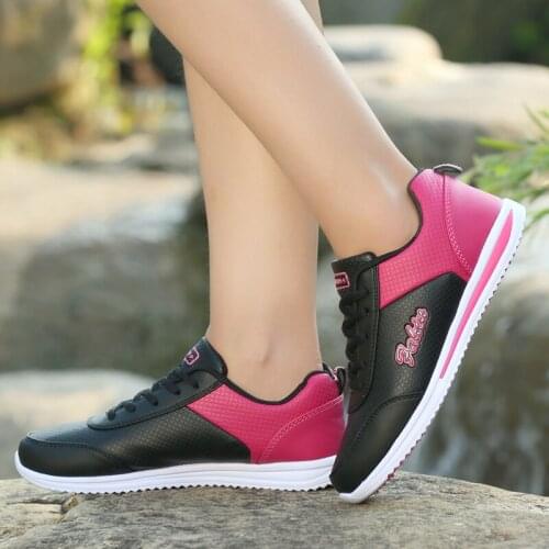 Cheap Women Tennis Shoes Lady Jogging Trainers Female Light Soft Sports Pink Tenis Feminino Chaussure Girls Brand Sneakers Mujer