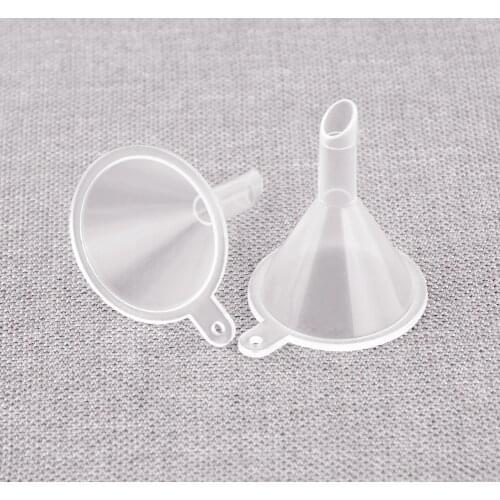10/20Pcs Portable Mini Plastic Filling Funnel For Perfume Diffuser Bottle Mini Liquid Oil Funnels Labs Kitchen Specialty Tool